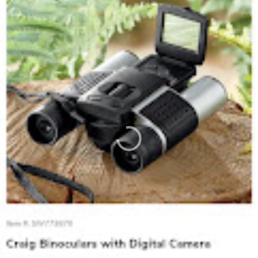 Digital camera binoculars